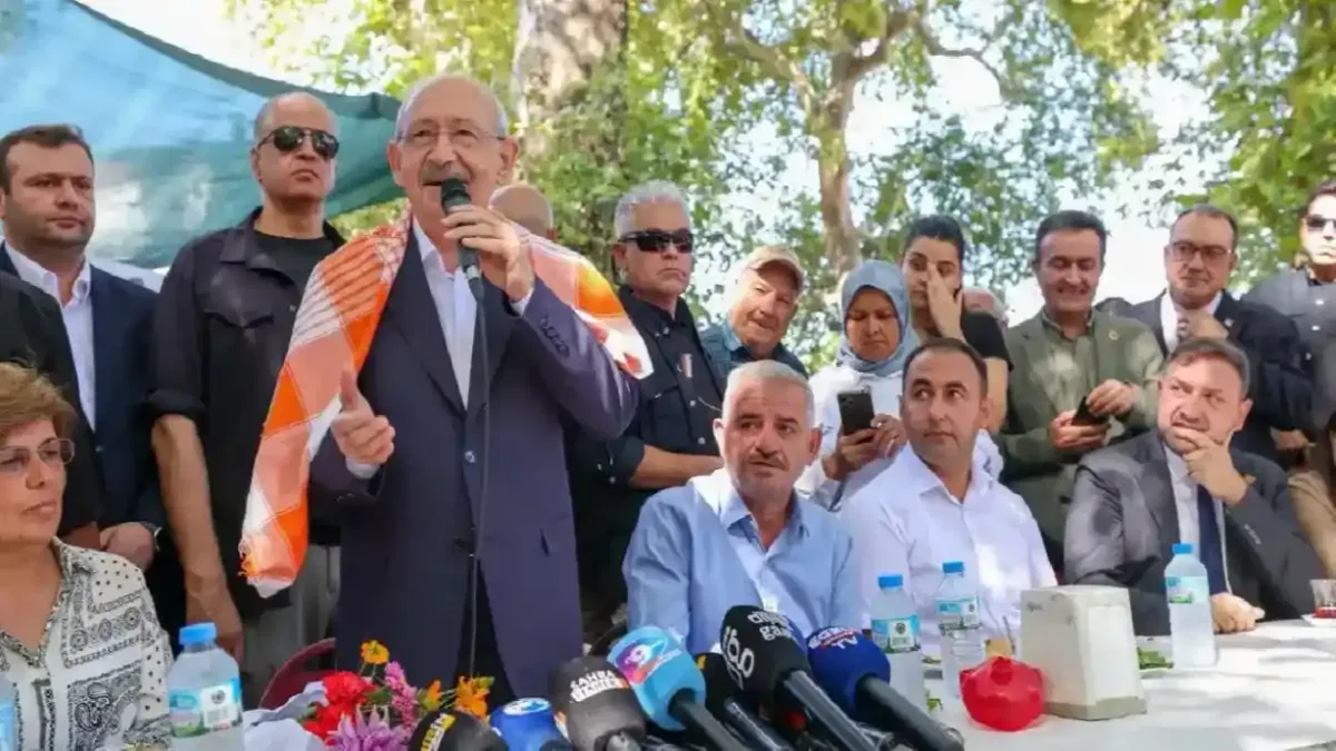 Kılıçdaroğlu, Buca Kaynaklar'da köylülerle buluştu