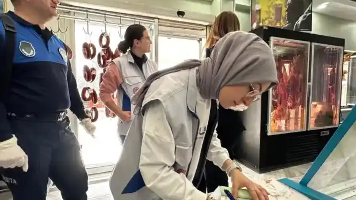 Manisa Soma'da kasaplara hijyen denetimi