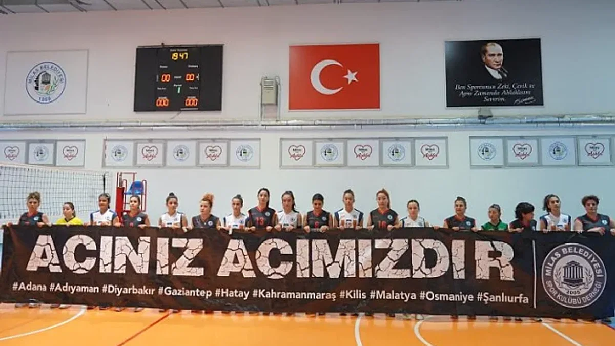 Taraftarlar bu kez afetzede kadınlar için buluştu