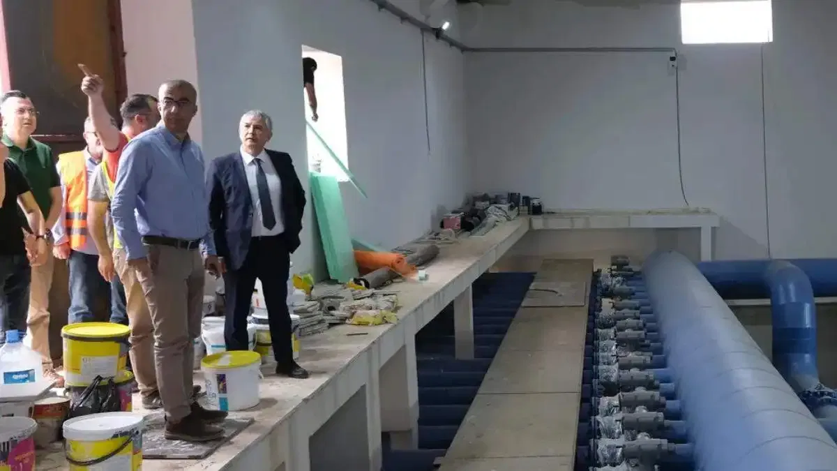 Kuzey Antalya İçmesuyu Tesisi’nde çalışmalarda sona yaklaşıldı