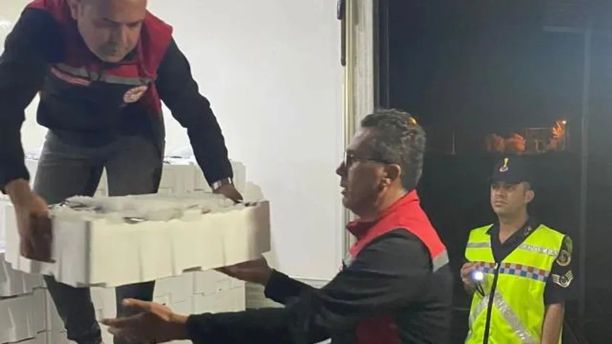 İzmir'de yasadışı avlanan bin 430 kilogram hamsiye el konuldu