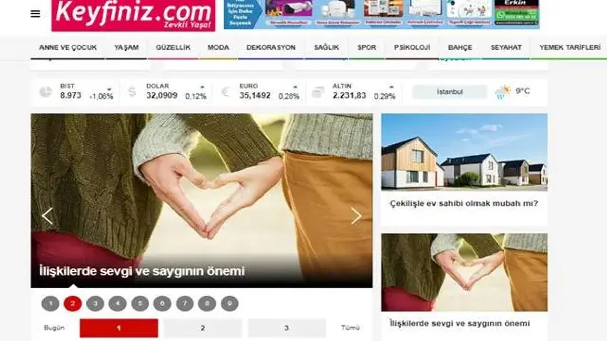 Yaşama dair herşey bu sitede
