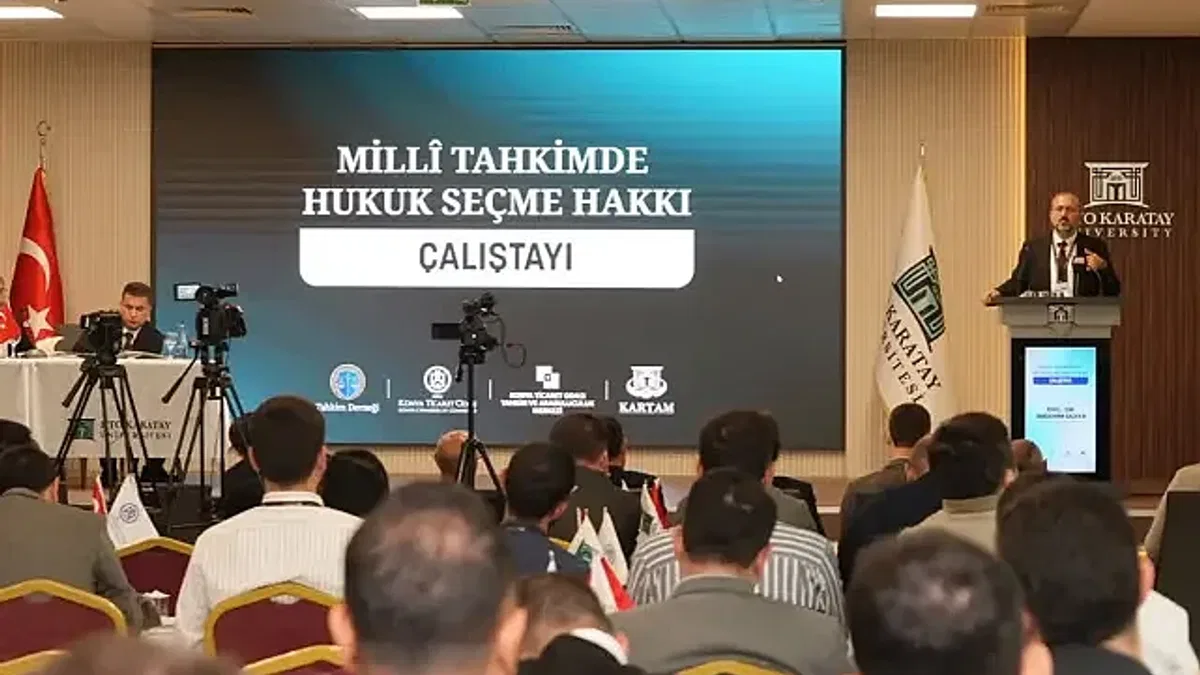 Millî Tahkimde Hukuk Seçme Hakkı Konya'da Masaya Yatırıldı