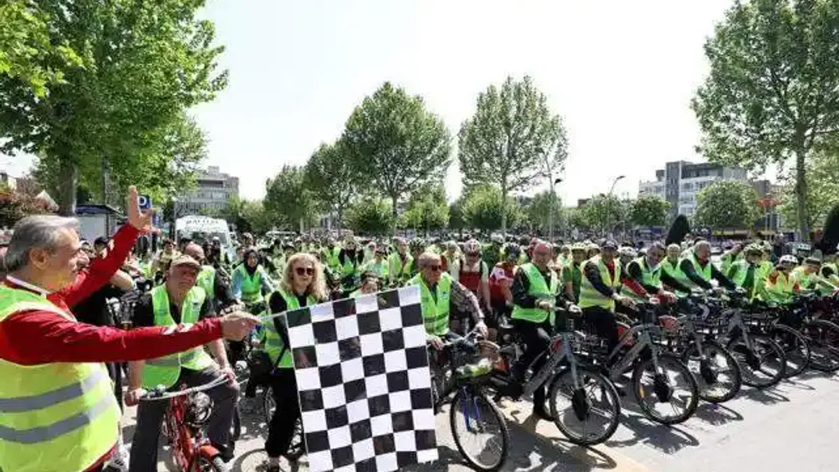 Sakarya'da pedallar farkındalık için çevrildi