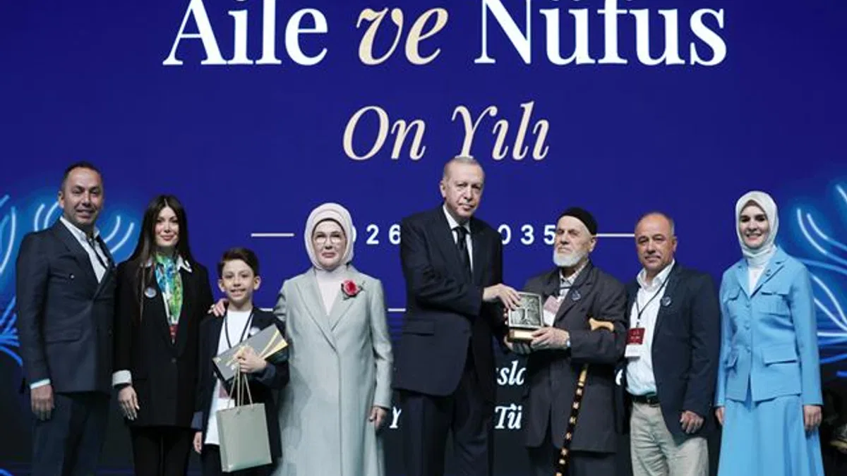 Erdoğan'dan aile yılı mesajı