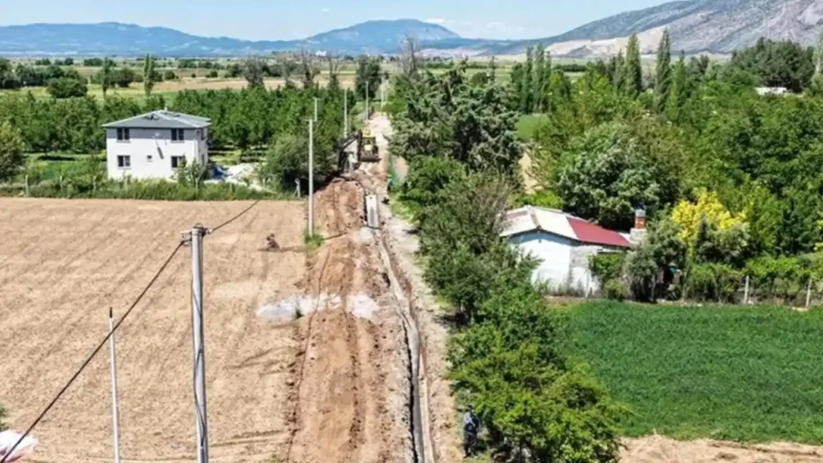 Denizli Tavas'ın içme suyu altyapısına 141 milyon TL'lik yatırım