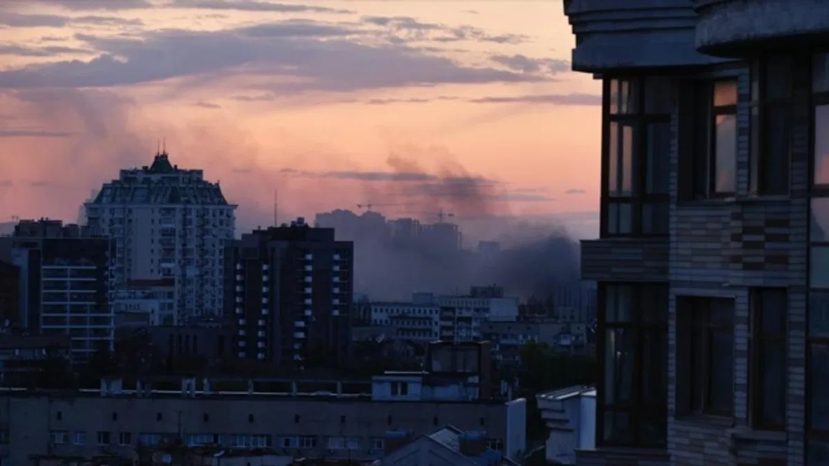 Ukrayna'nın başkenti Kiev'e saldırı düzenlendi