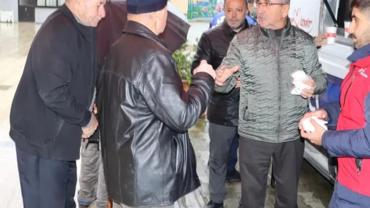 Kocaeli İzmit'te halkla bir araya gelindi