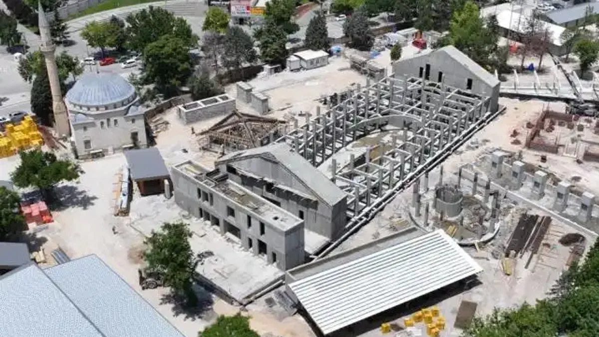 Konya’da sıfır karbon Şehir Kütüphanesi yükseliyor