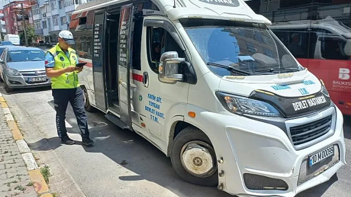 Klimasını açmayan minibüslere ceza yağdı