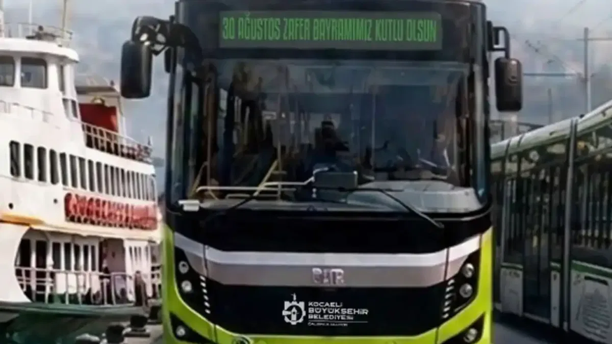 Kocaeli'de Zafer Bayramı ulaşım ücretsiz