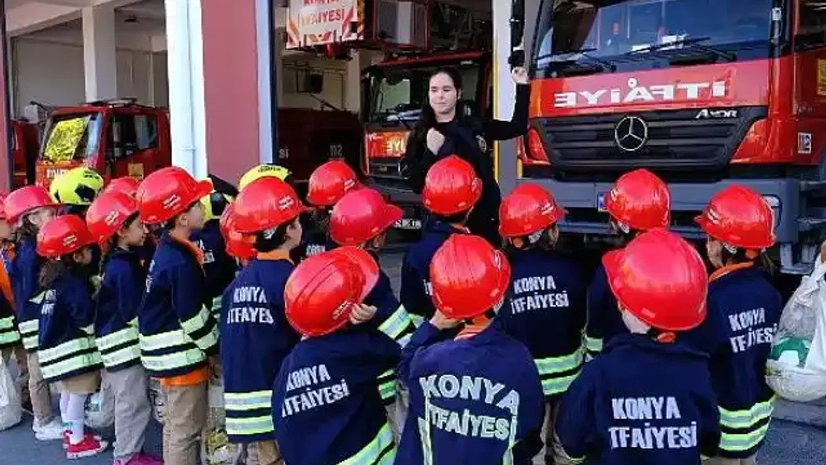 Konya Büyükşehir Bu Yıl 32 Bin Öğrenciye Yangın ve Afet Bilinci Eğitimi Verecek