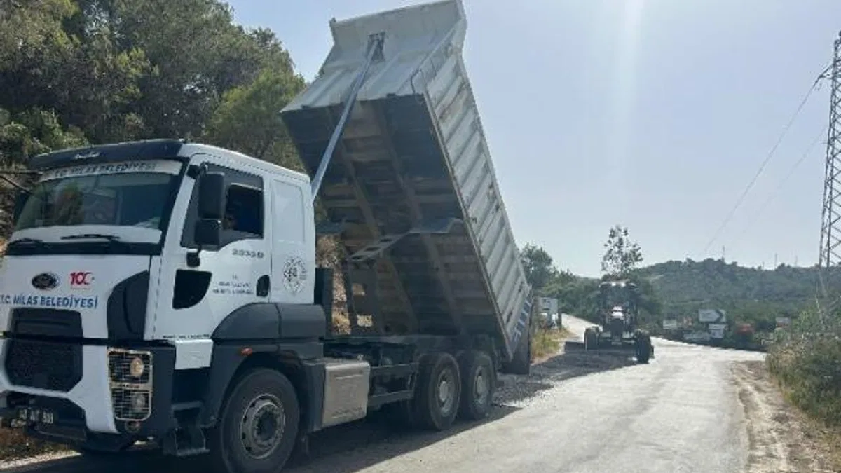 Milas Belediyesi ilçemizde yoğun çalışmalar gerçekleştiriyor