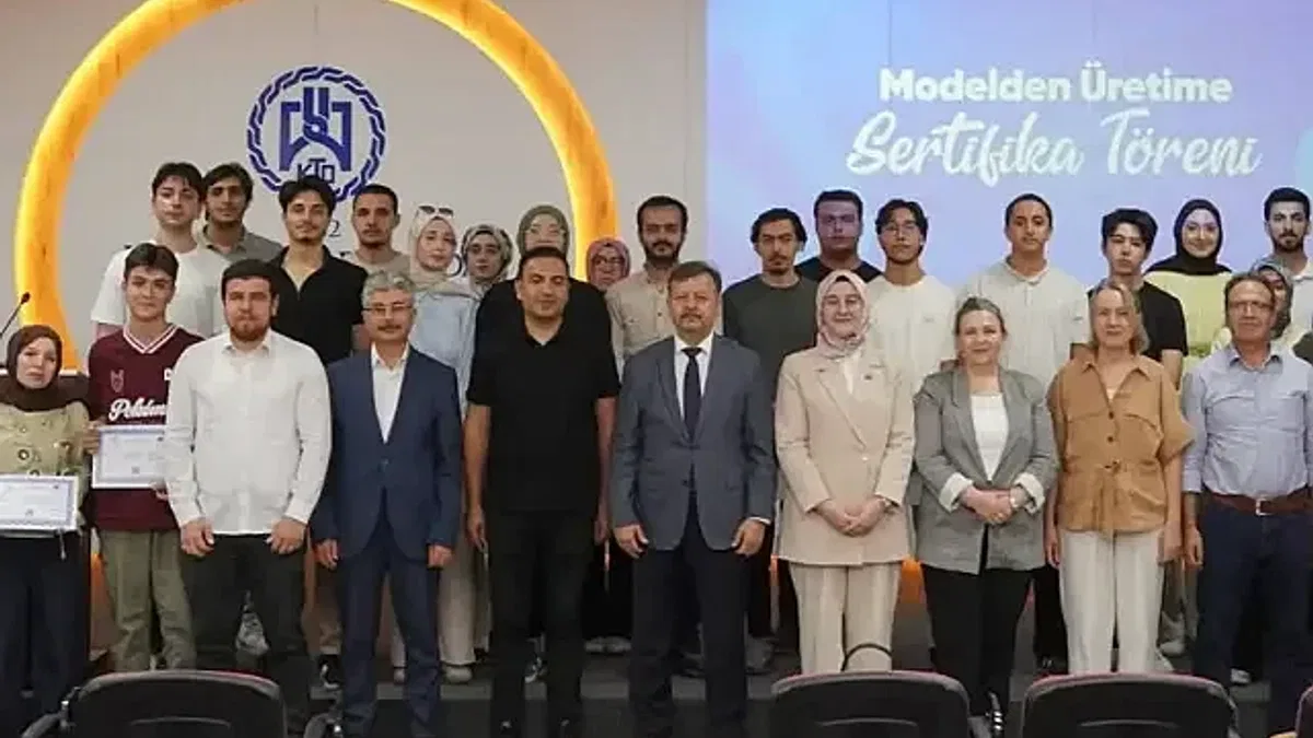 Modelden Üretime: Katı Modelleme Mesleki Eğitim Programı tamamlandı