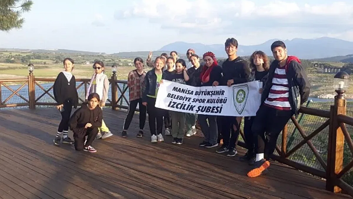 Manisalı dağcılar Soma'da