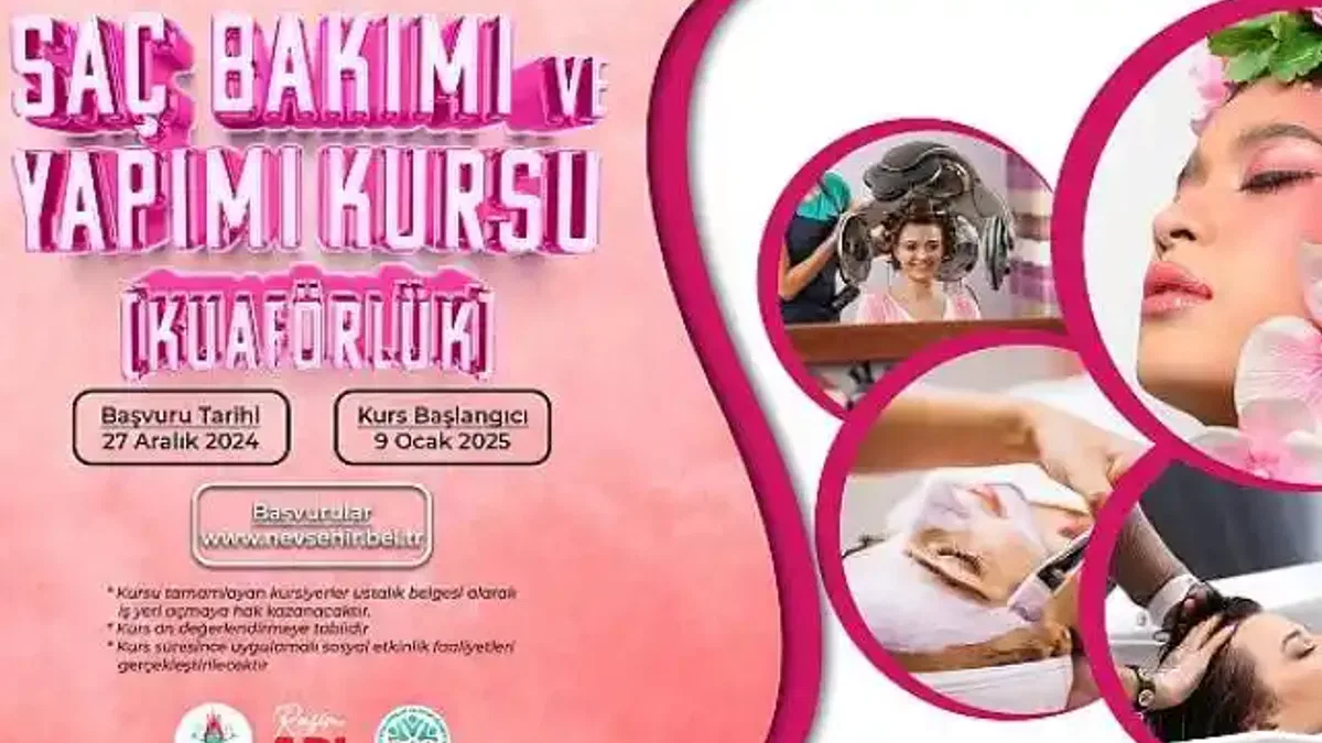 KAPEM'de Saç Bakımı ve Yapımı Kursu (Kuaförlük) Açılacak