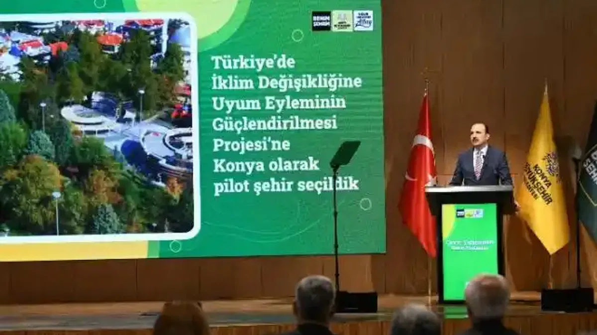 Pilot il Konya'dan 'su tasarrufu' çağrısı