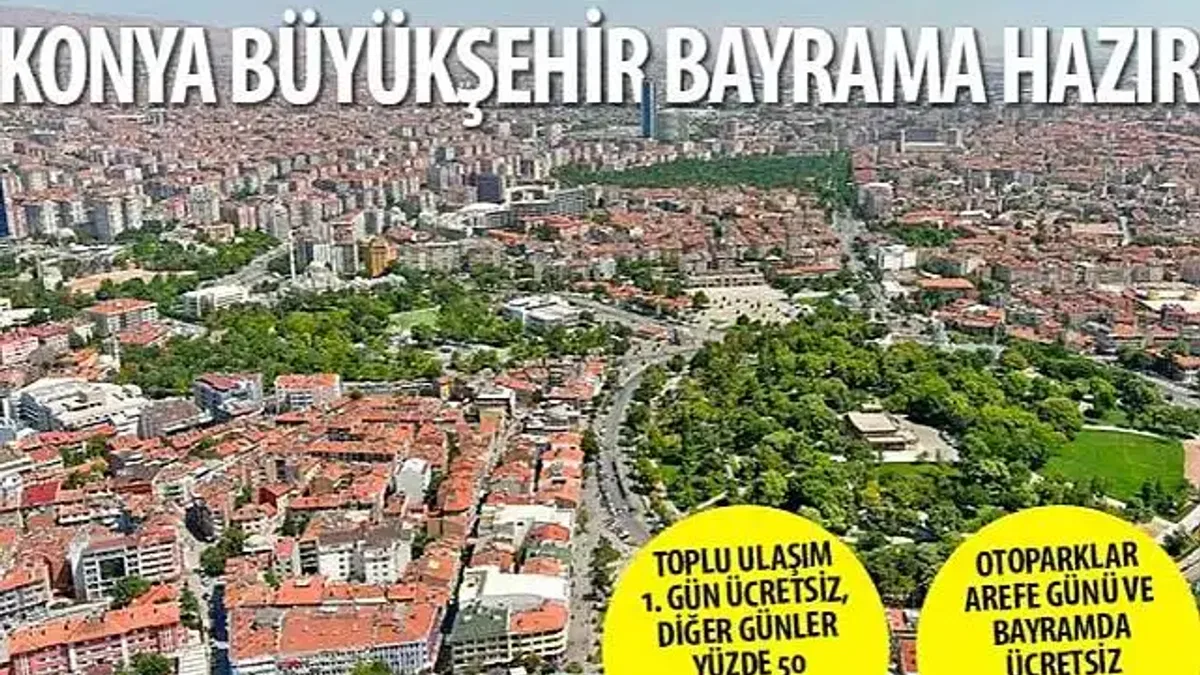 Konya Büyükşehir Bayrama Hazır