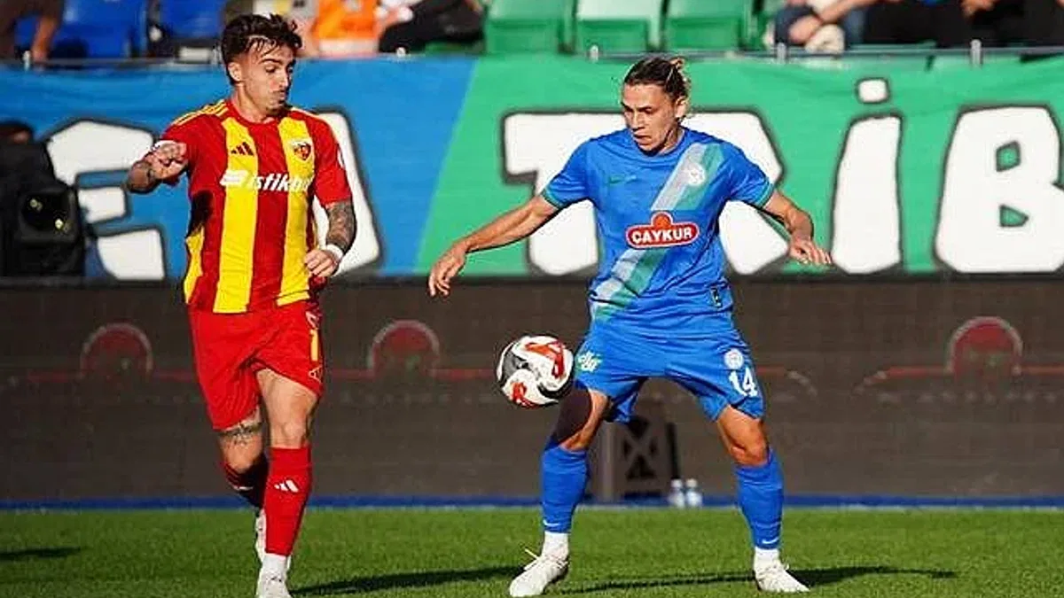 Çaykur Rizespor 0-1 Zecorner Kayserispor (Maç Sonucu)