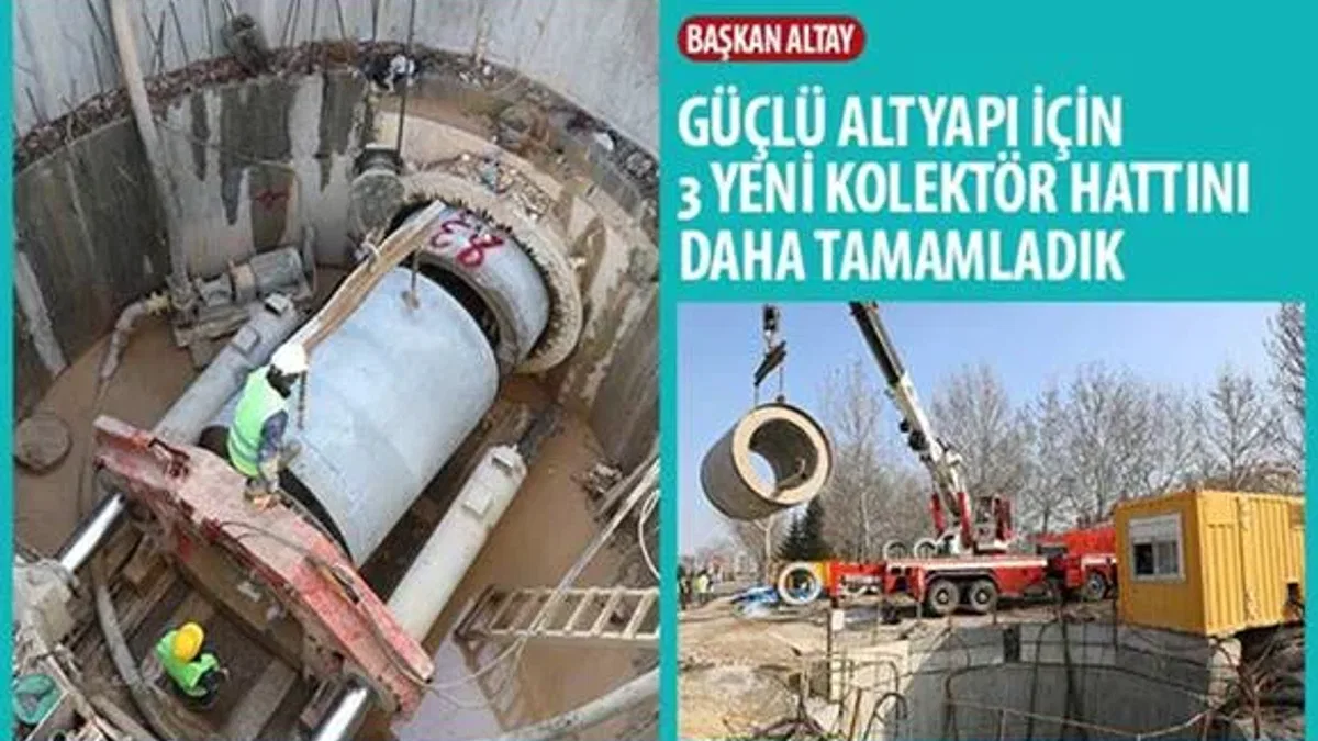 Konya'da kanalizasyon hatları yenileniyor