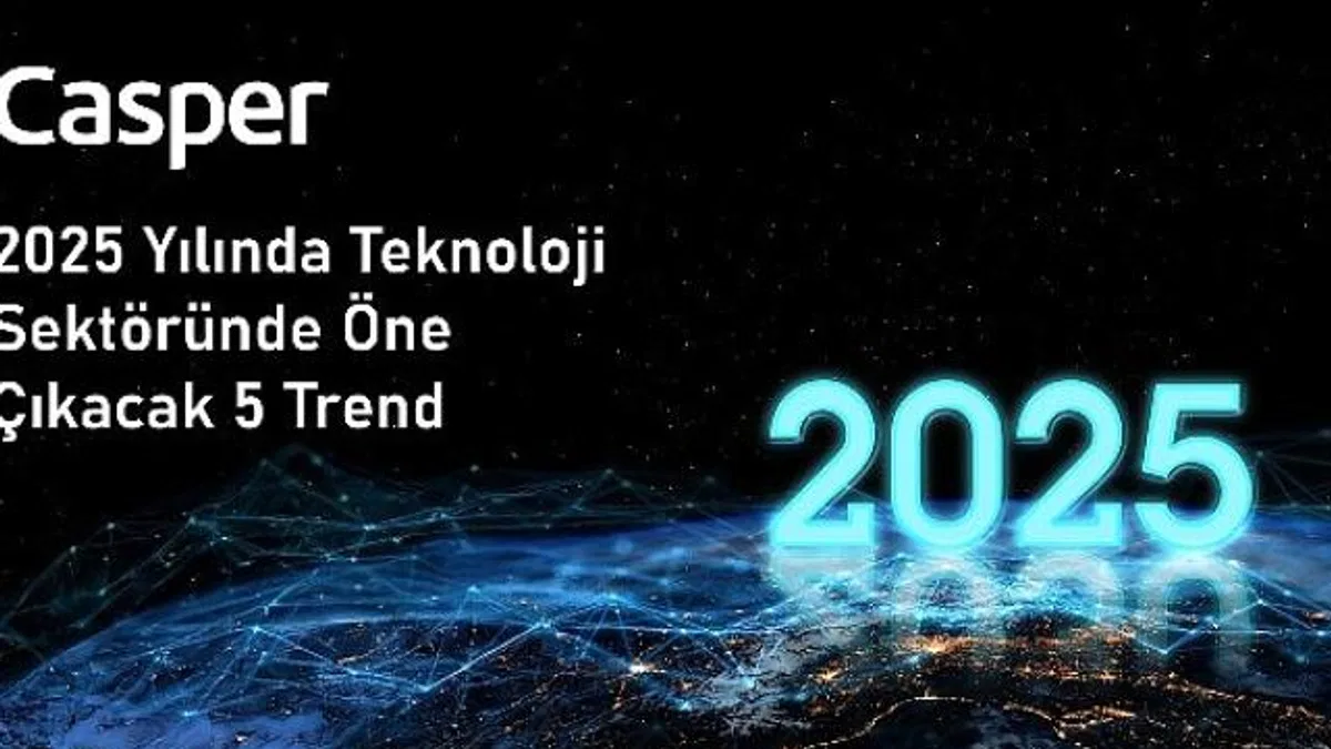Casper 2025 Yılına Damga Vuracak 5 Teknolojik Trendi Sıralıyor
