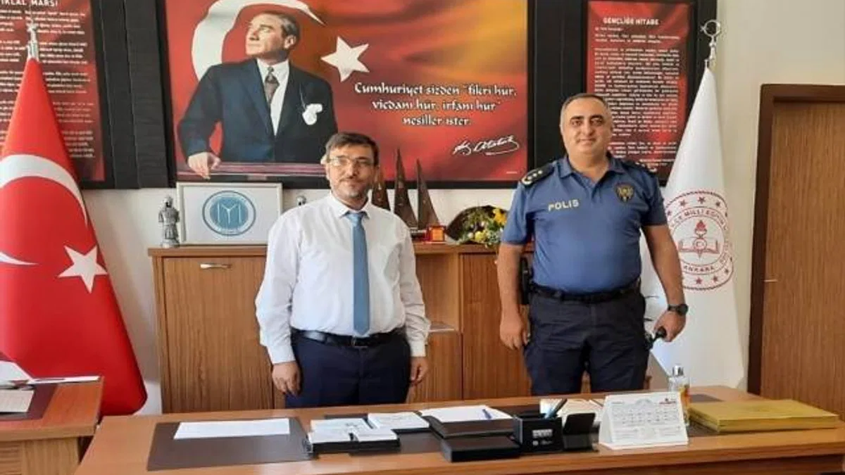 Beypazarı İlçe Milli Eğitim Müdürü Yılmaz'a "hayırlı olsun" ziyaretleri