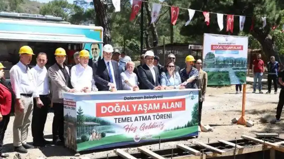 Muğla Dalaman’da Doğal Yaşam Alanı temeli atıldı