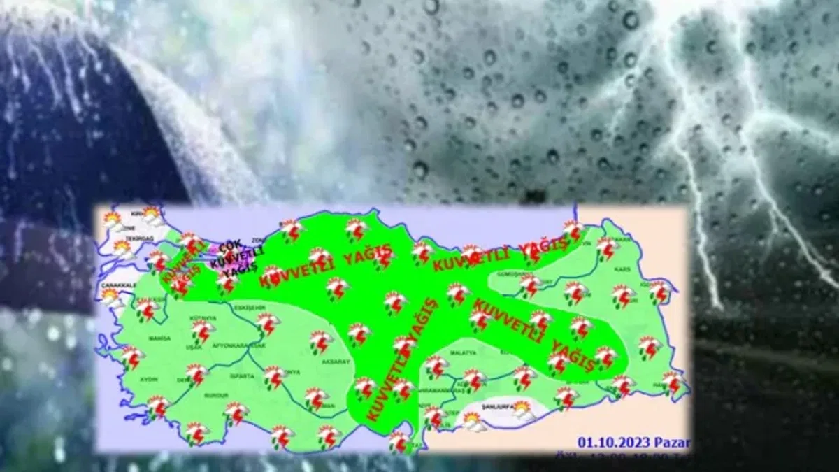 Kuvvetli yağışlara dikkat! Meteoroloji'den ciddi sel uyarısı