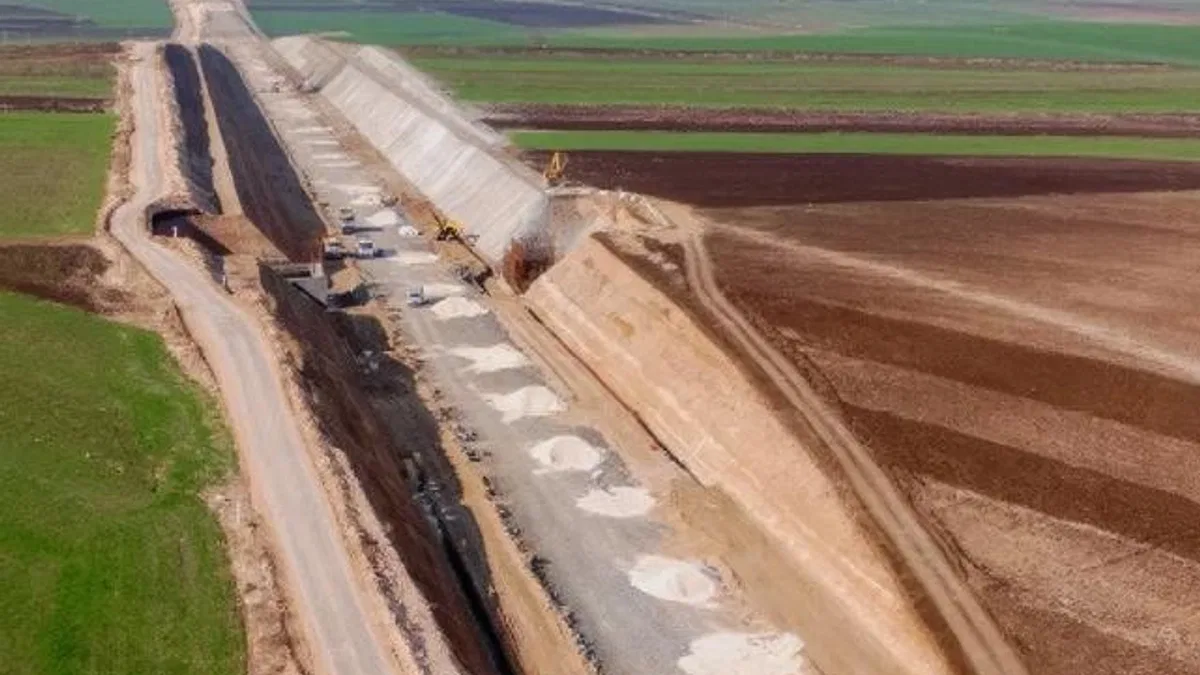 Akdeniz’i Güneydoğu’ya bağlayacak dev projede yüzde 81 ilerleme