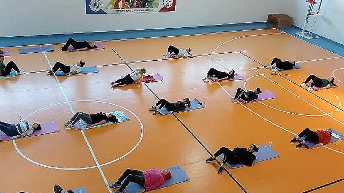 “Kadınlarla Yaşam Boyu Spor" Başladı