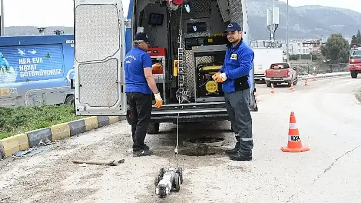 Konya'dan Hatay'da arızalara robotik tespit