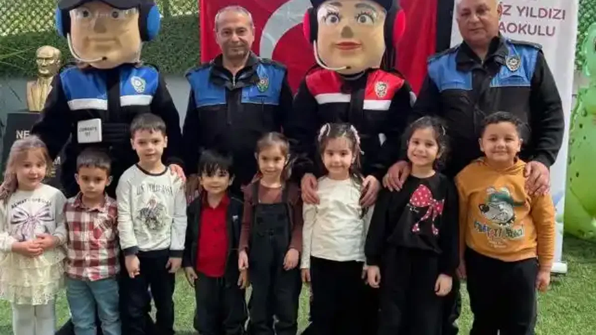 Osmaniye’de miniklere 'Poli' ile güvenlik eğitimi