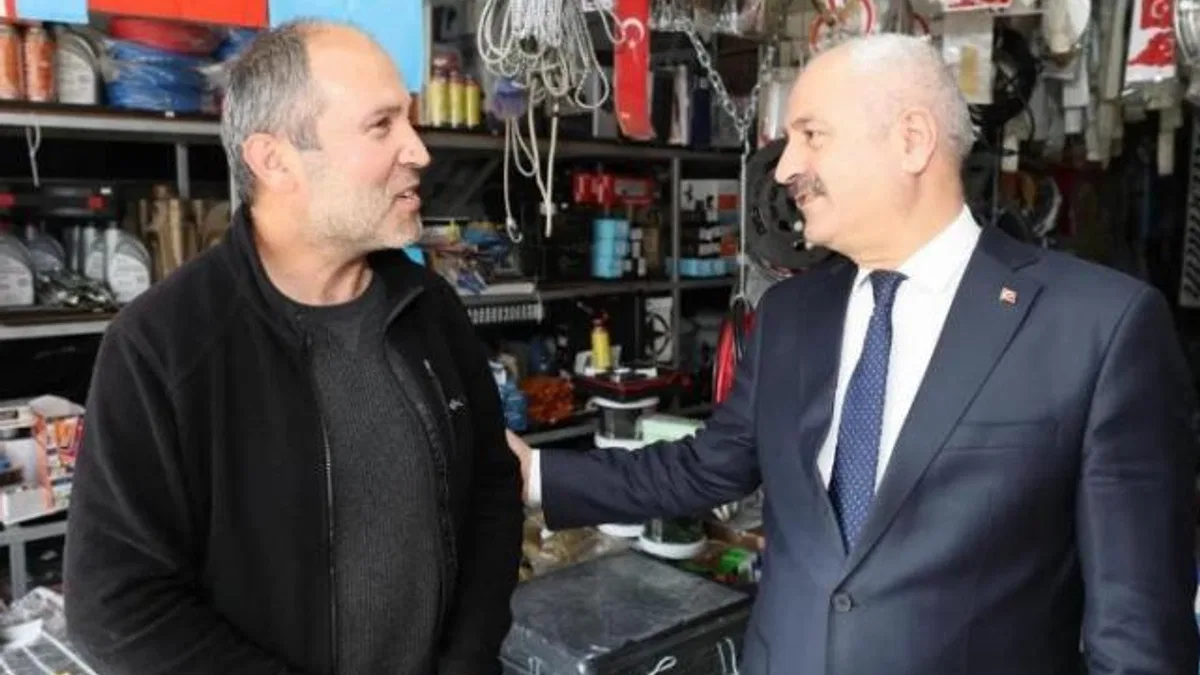 Başkan Adayı Büyükgöz küçük sanayi esnafını ziyaret etti
