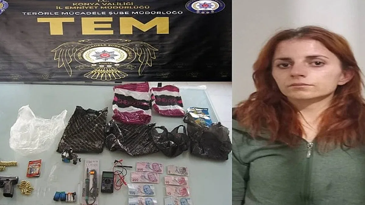 Terör örgütünün kanlı eylem planı Konya'da engellendi