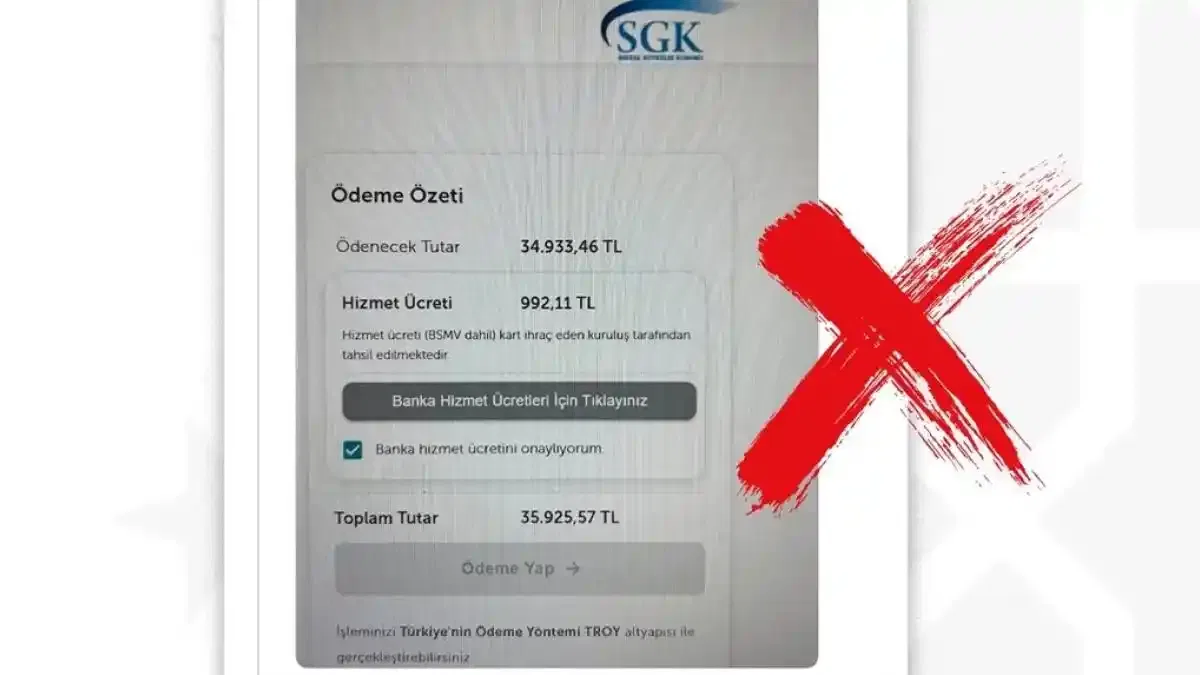 SGK ödemelerinde "banka ücreti alınıyor" iddiası asılsız!