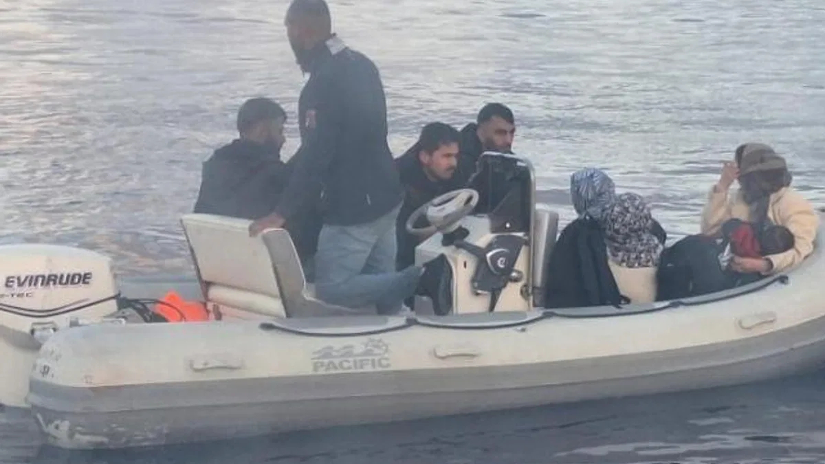 Muğla açıklarında düzensiz göçmen avı