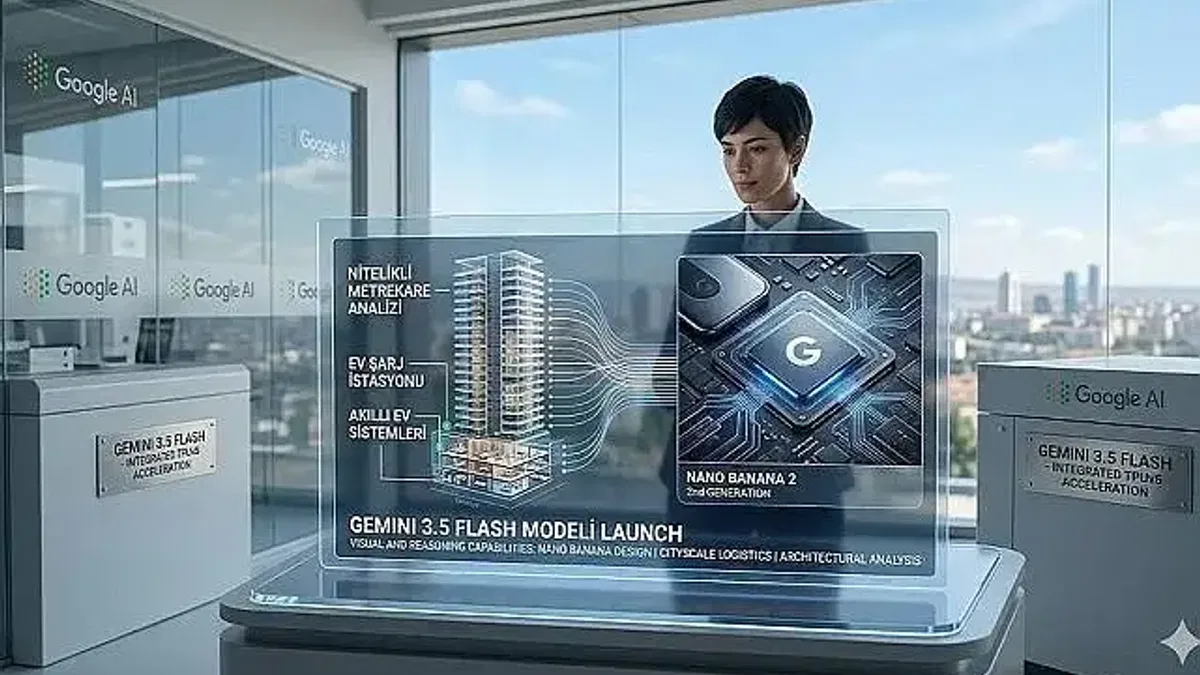 Yapay Zekada Devrim Niteliğinde Adım: Google, Gemini 3.5 Flash Modelini Tanıttı!