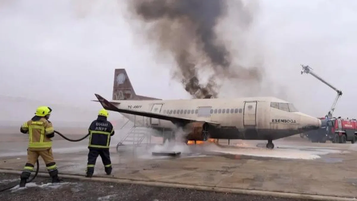 Havaalanlarının kahramanları: ARFF ekipleri... 481 acil duruma müdahale etti