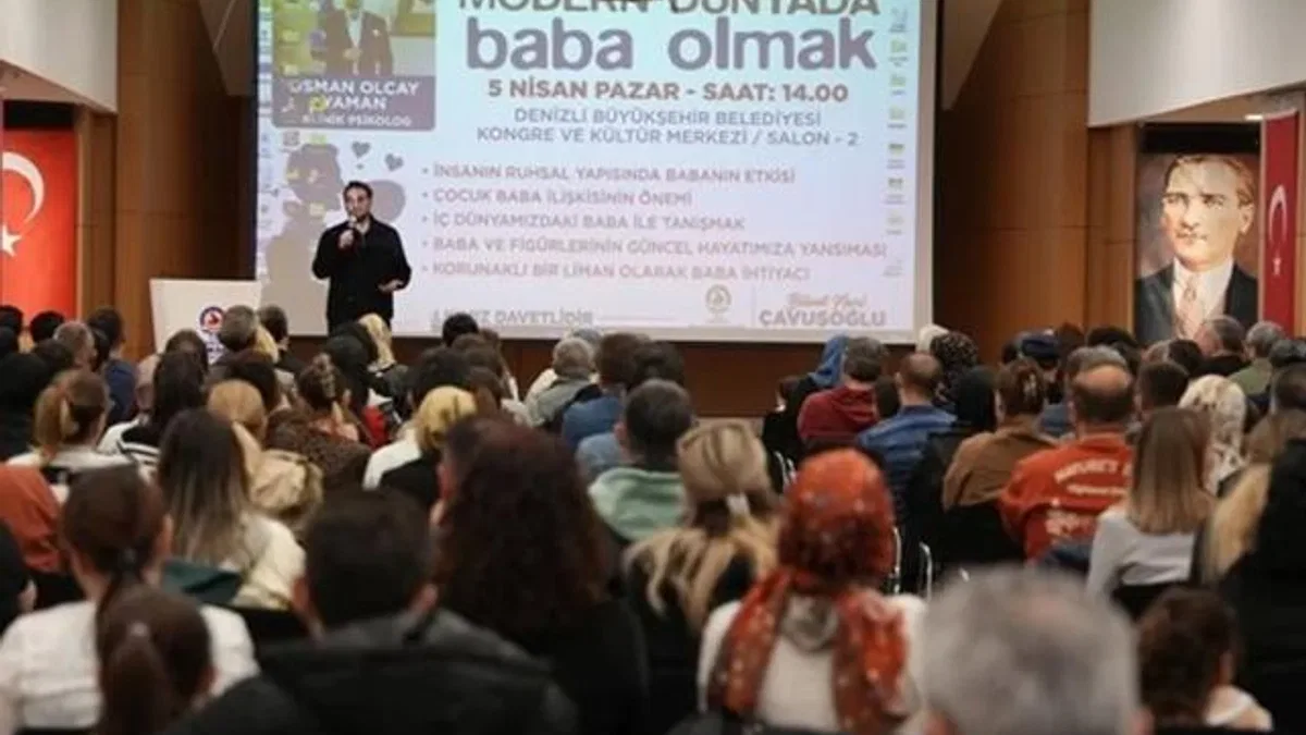 Denizli'de modern babalık seminerine yoğun ilgi