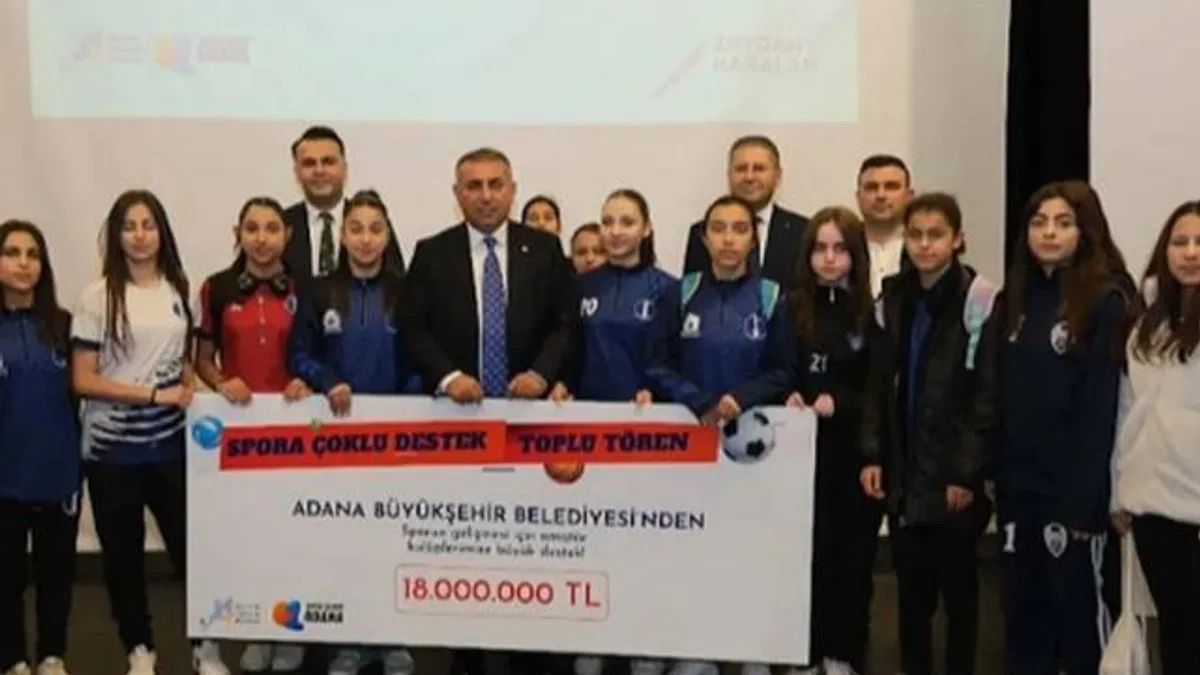 Adana Büyükşehir Belediyesi’nden amatör spor kulüplerine destek