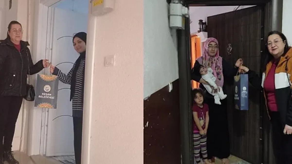 Edirne Keşan'da 'Hoşgeldin Bebek' projesi