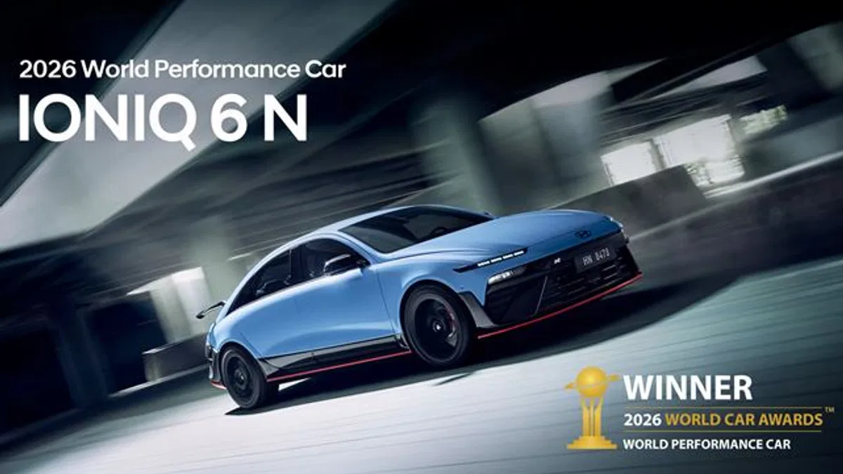 Hyundai IONIQ 6 N Yılın performans otomobili ödülünün sahibi oldu