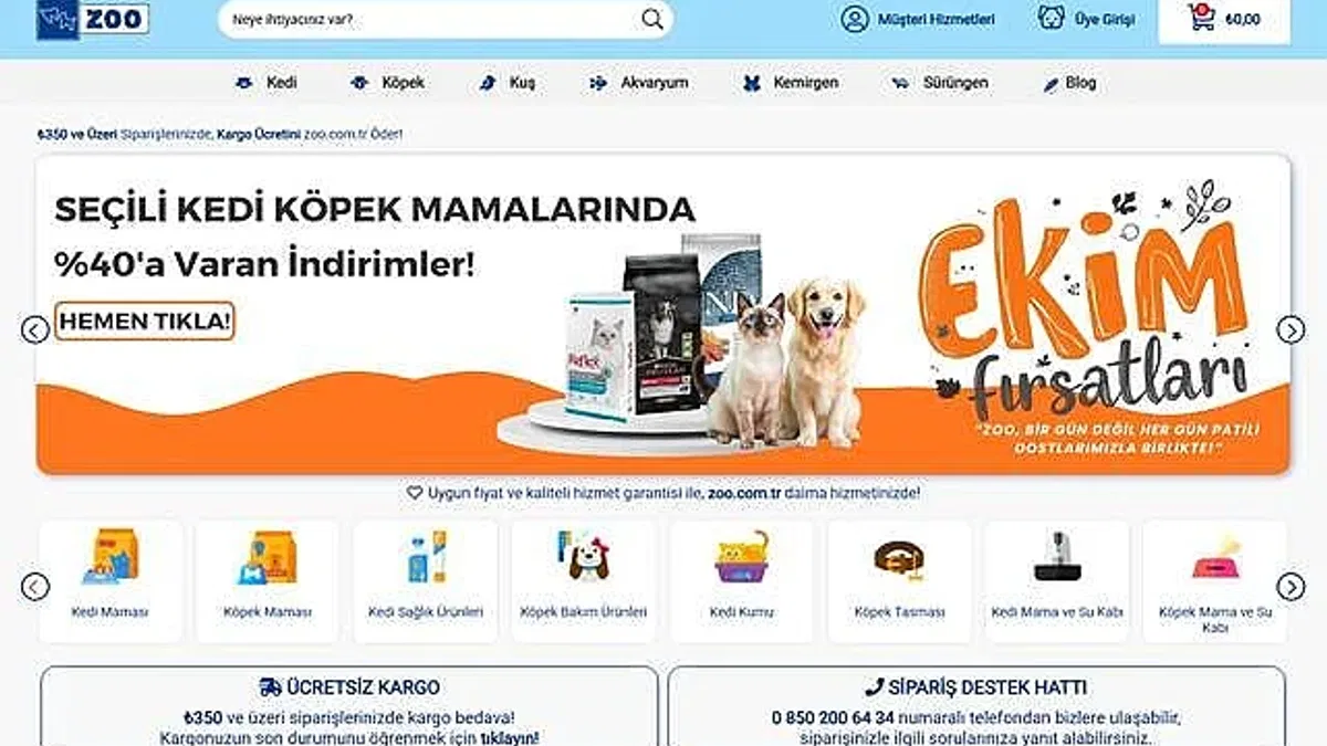 ZOO ile Evcil Dostlarınız İçin Keyifli Alışveriş Deneyimi
