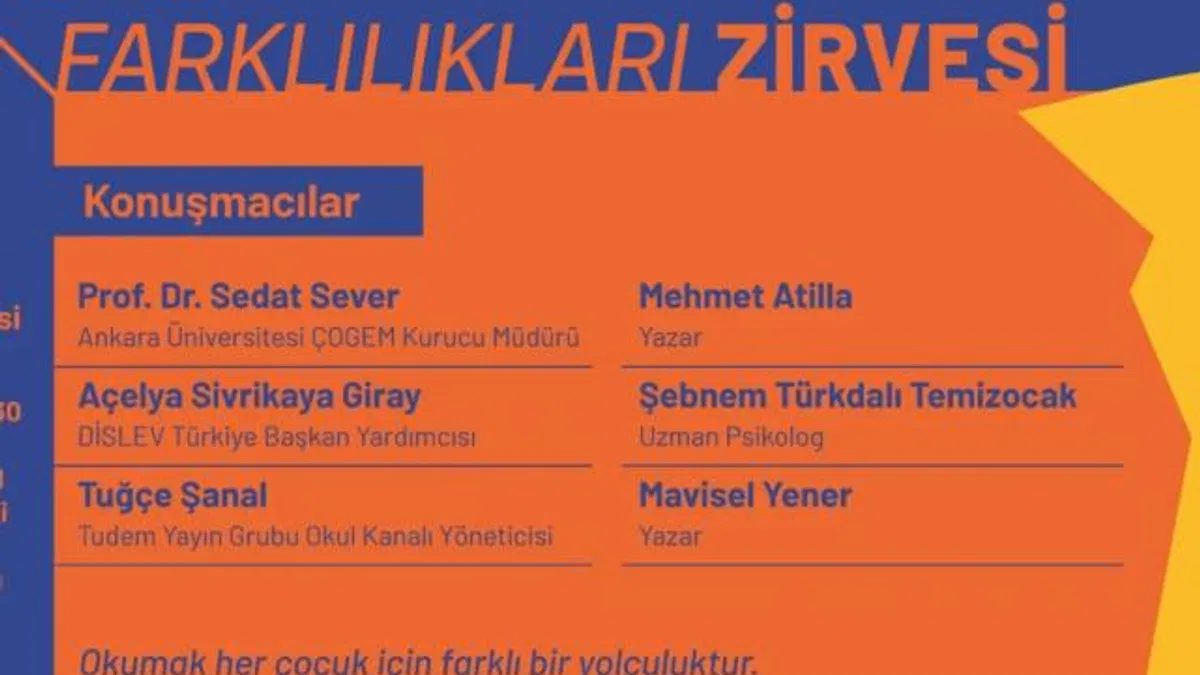 Okuma Farklılıkları Zirvesi 7 Mart'ta İzmir'de gerçekleşiyor