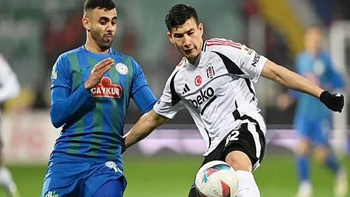 Çaykur Rizespor 1-1 Beşiktaş (Maç Sonucu) Rize'de kazanan çıkmadı!