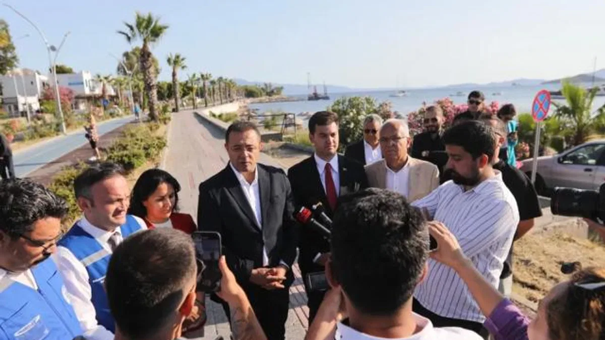 Bodrum’daki 62 Milyon TL’lik yol yatırımı tamamlanıyor