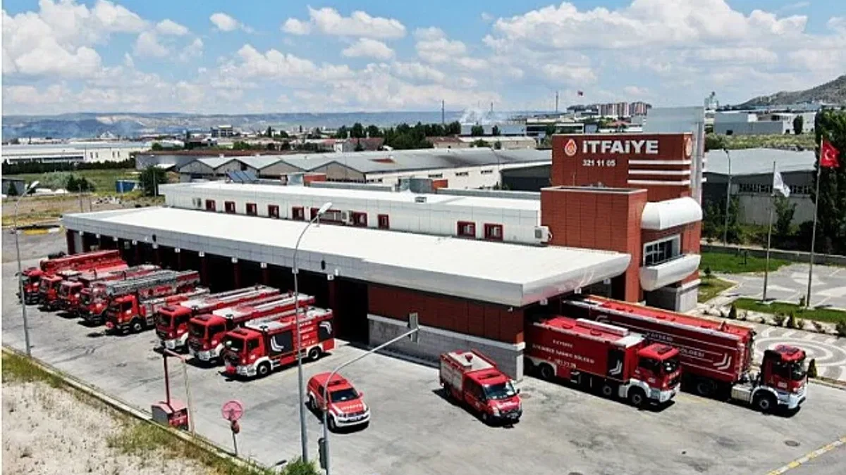 Kayseri OSB'den itfaiye bilançosu