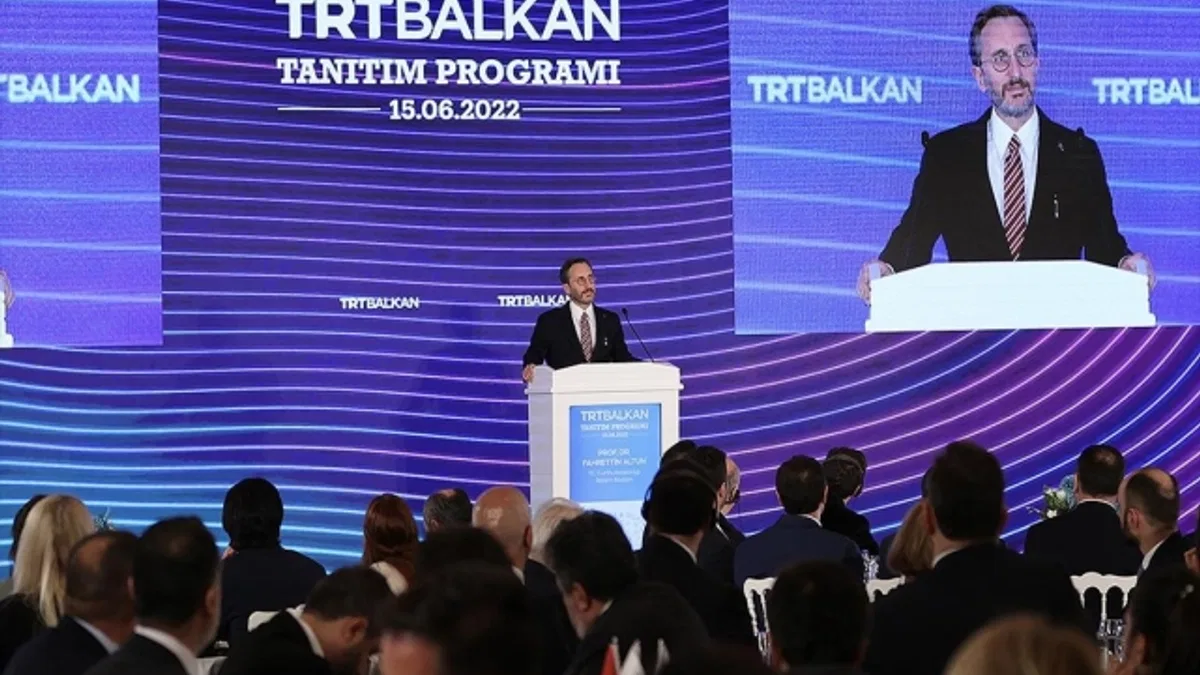 İletişim Başkanı Altun: TRT Balkan, insan odaklı yayın çizgisiyle bölgesel ve küresel barışa katkı sağlayacak