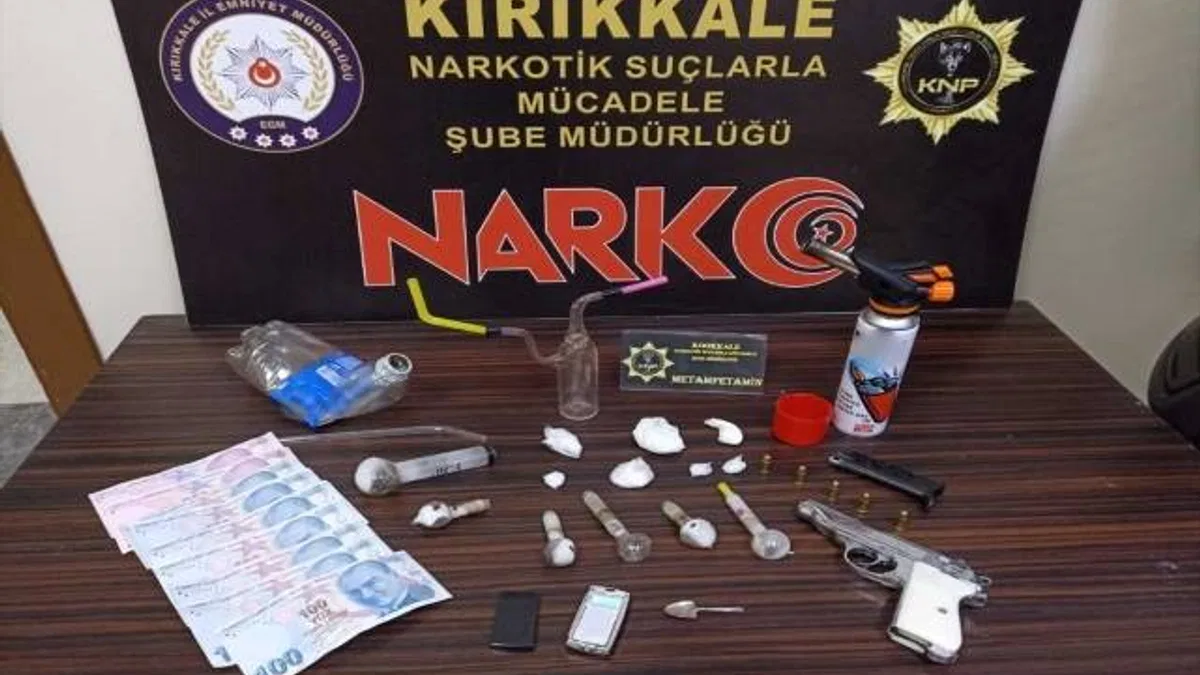 Kırıkkale'de uyuşturucu ticareti yaptığı iddia edilen şüpheli tutuklandı