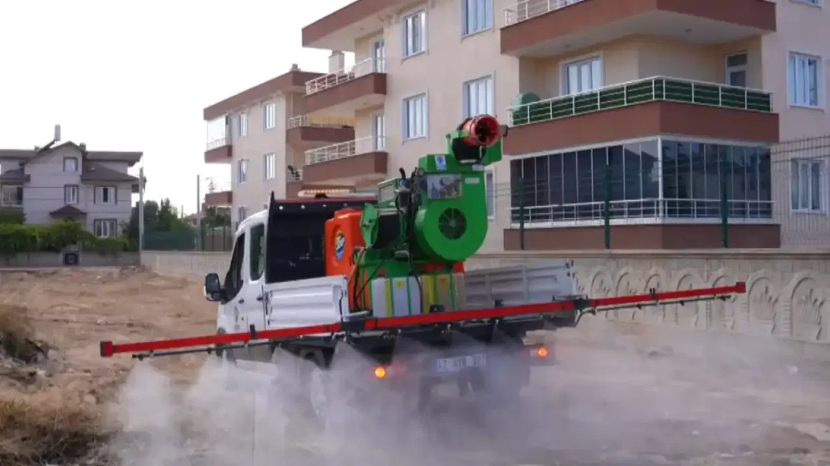 Karatay'da haşereyle mücadele genişliyor